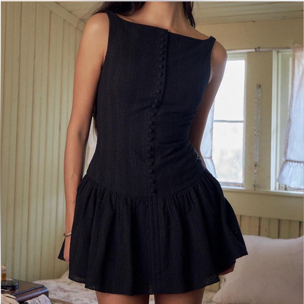 Mirror Palais - Kissing Booth Dress - Black - Size Small